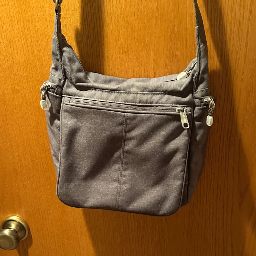 Elegant Gray Crossbody Bag